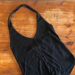 Sun & Shadow Black Halter Tank | Size S 🖤